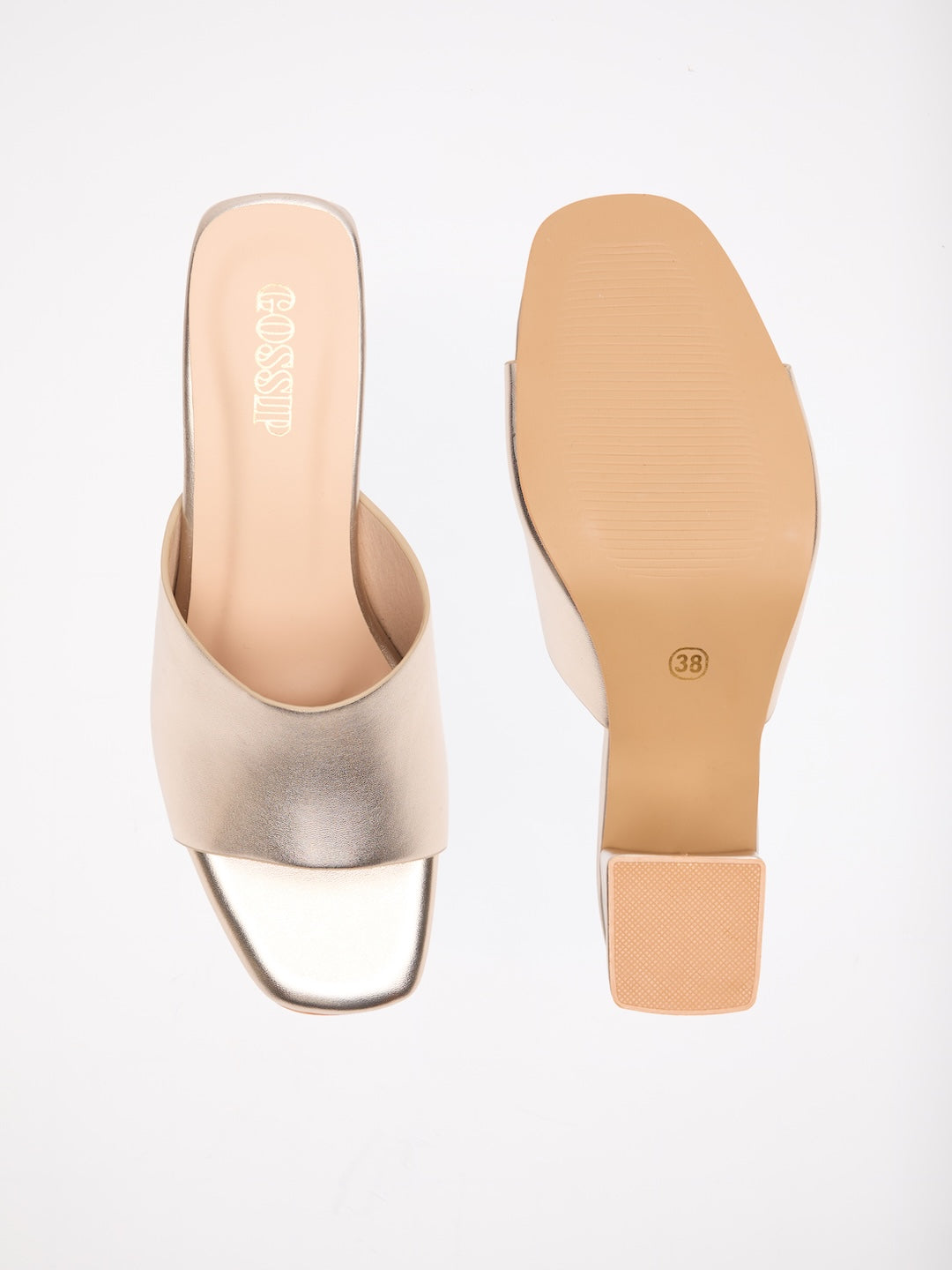 Faye Metallic Mules