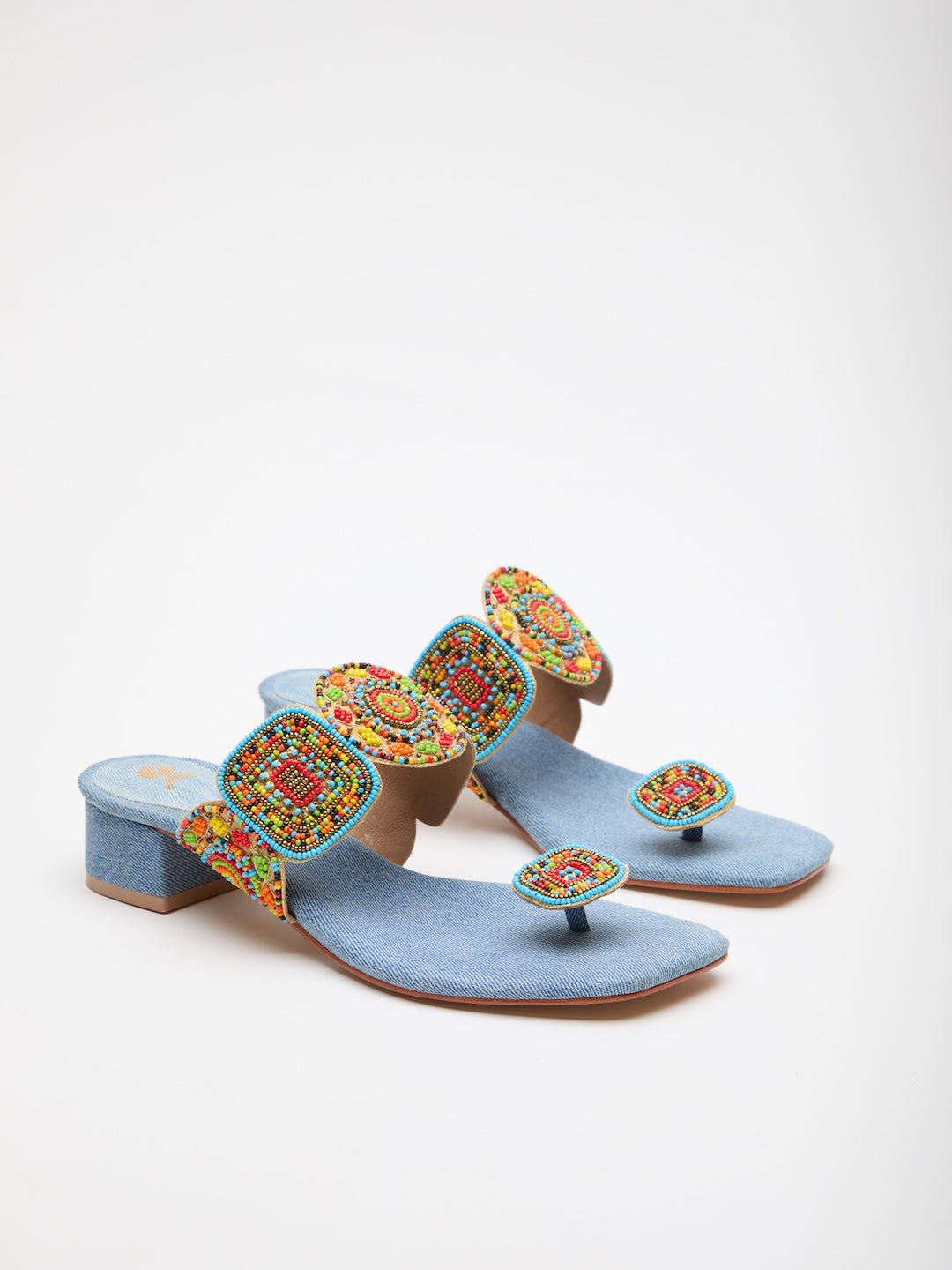 Zayna Beaded Heels