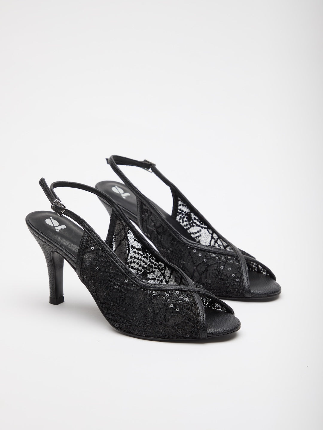 Velour Veil Slingbacks