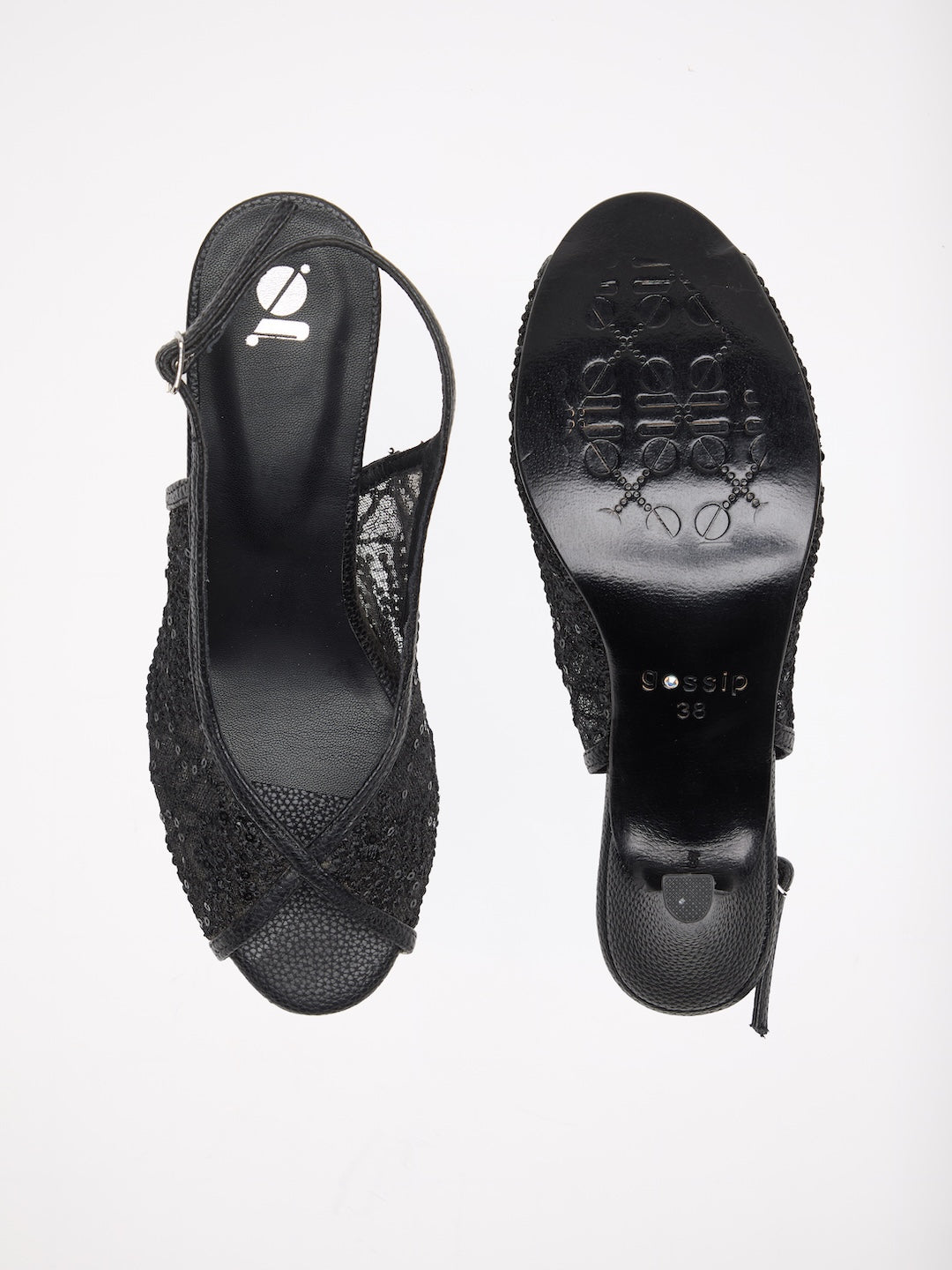 Velour Veil Slingbacks