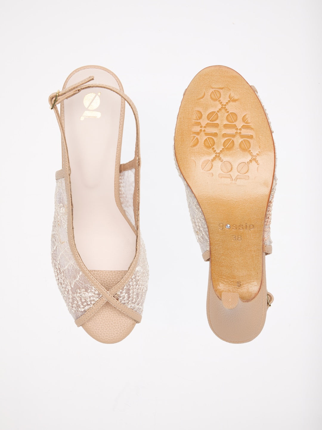 Velour Veil Slingbacks