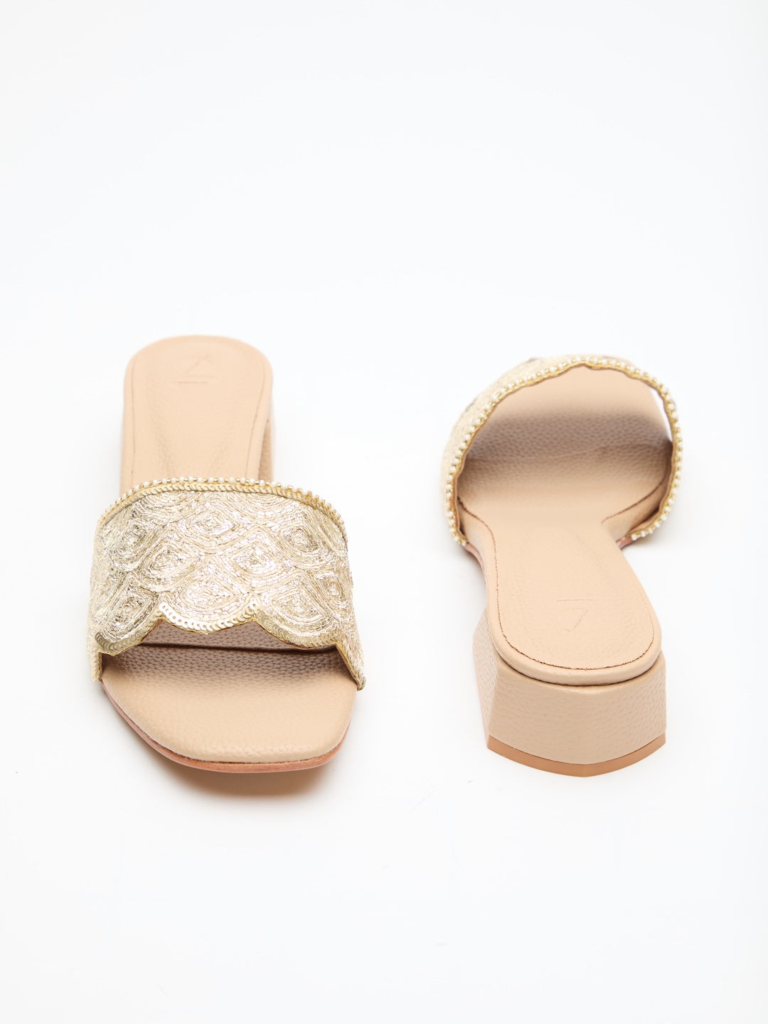 Deco Bloom Heels