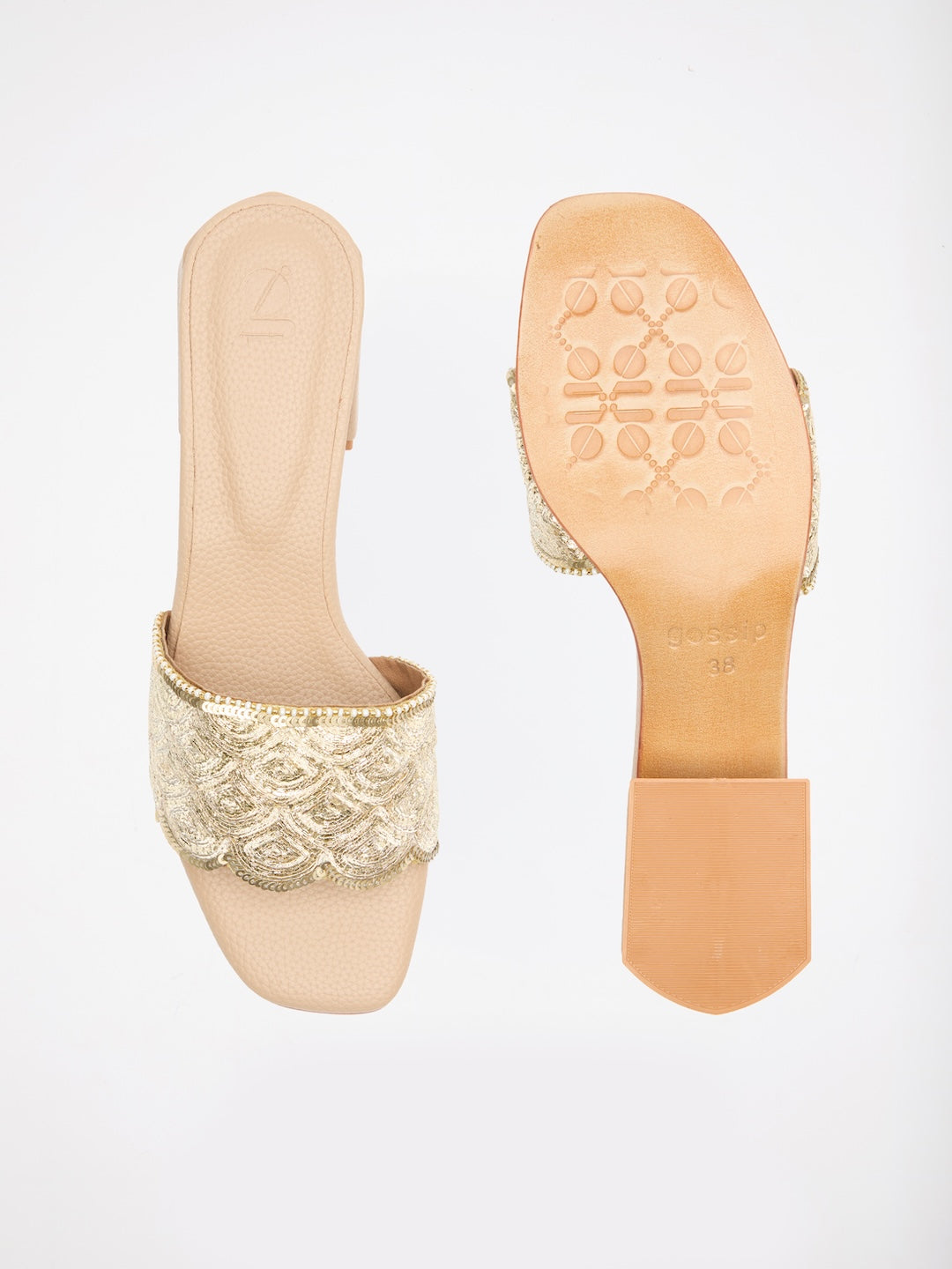 Deco Bloom Heels