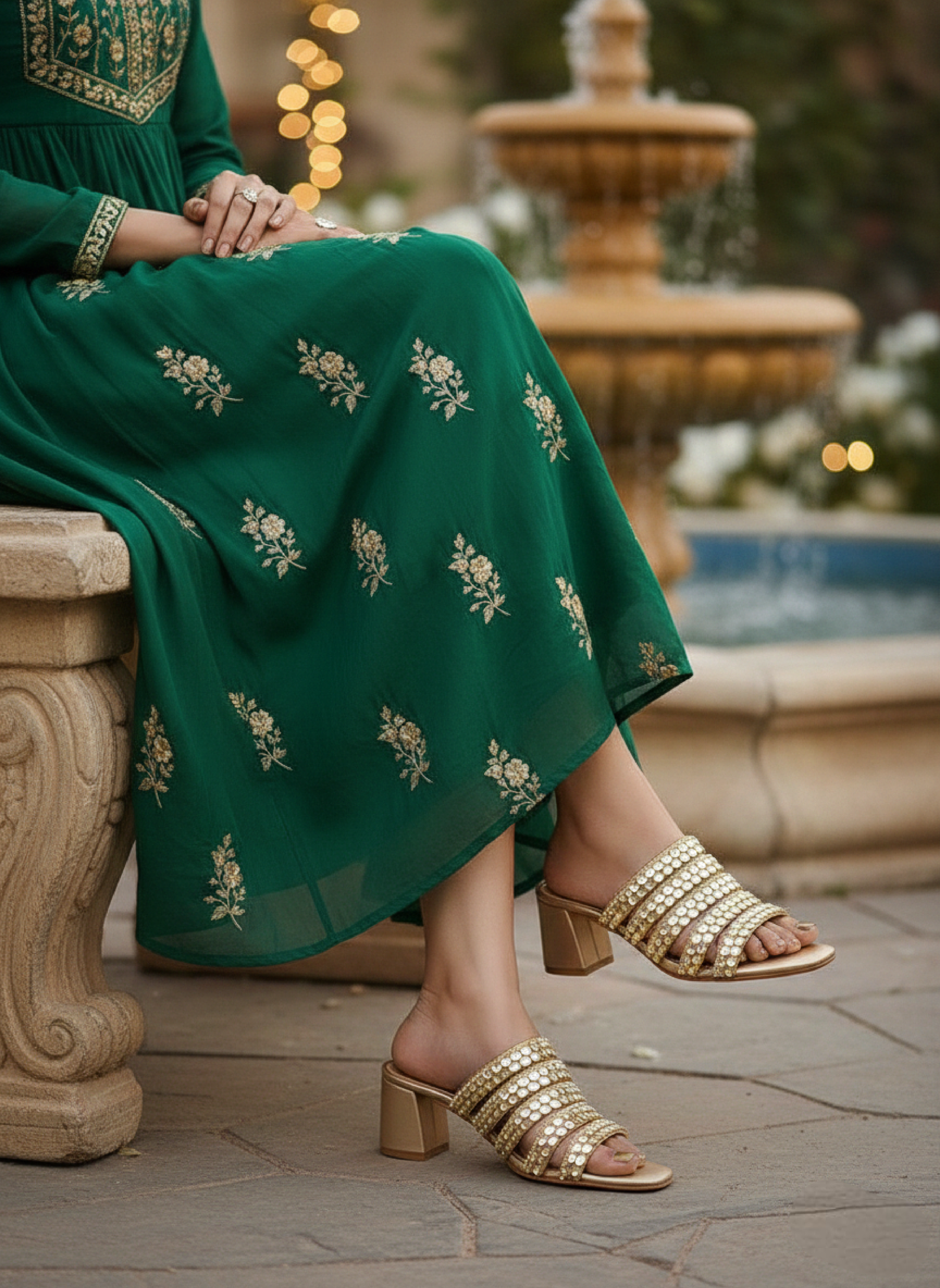 MERMAID STRAPPY HEELS