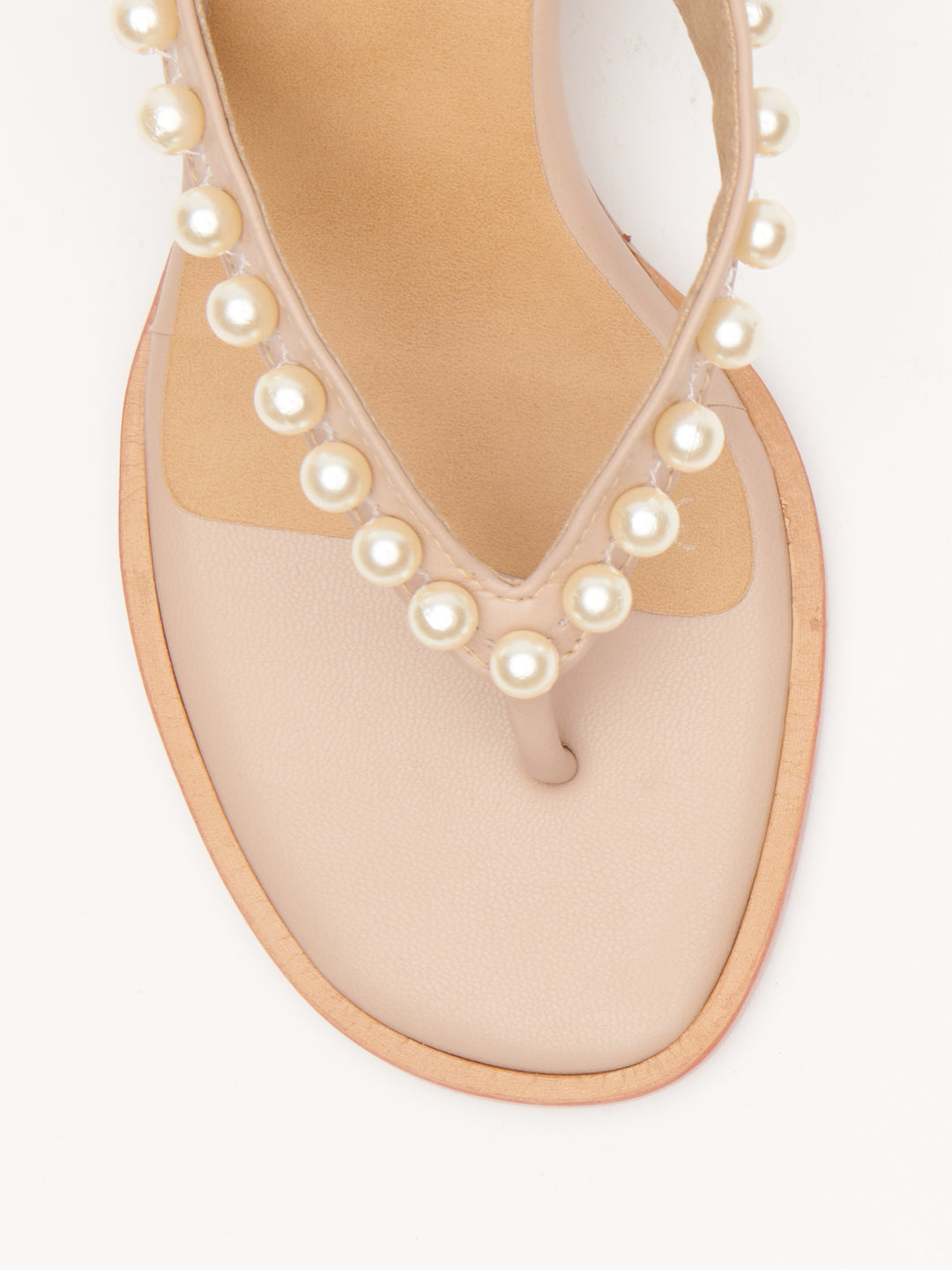 CONTEMPORARY PEARL HEELS