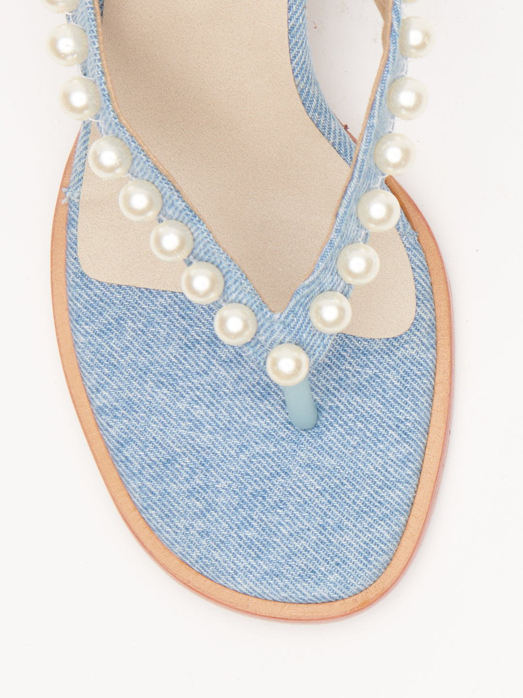 CONTEMPORARY PEARL HEELS