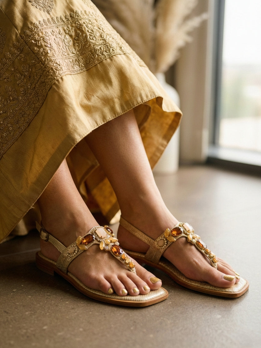 Marigold Charm Flats