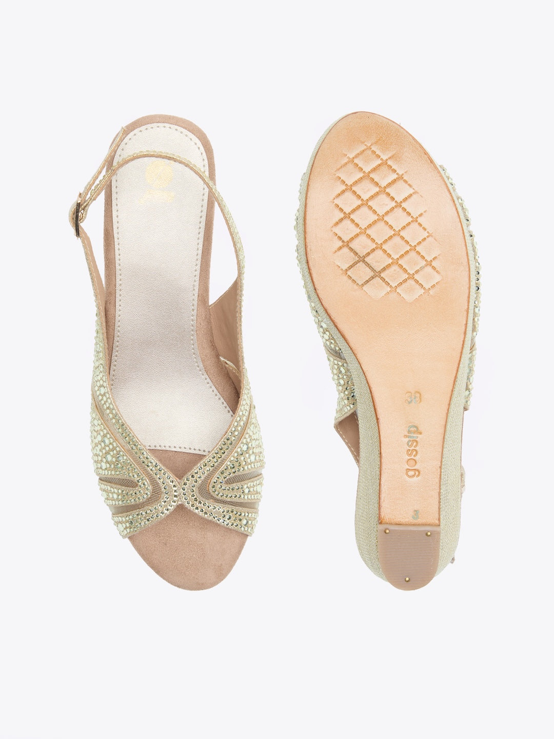 Crystal Court Sandals