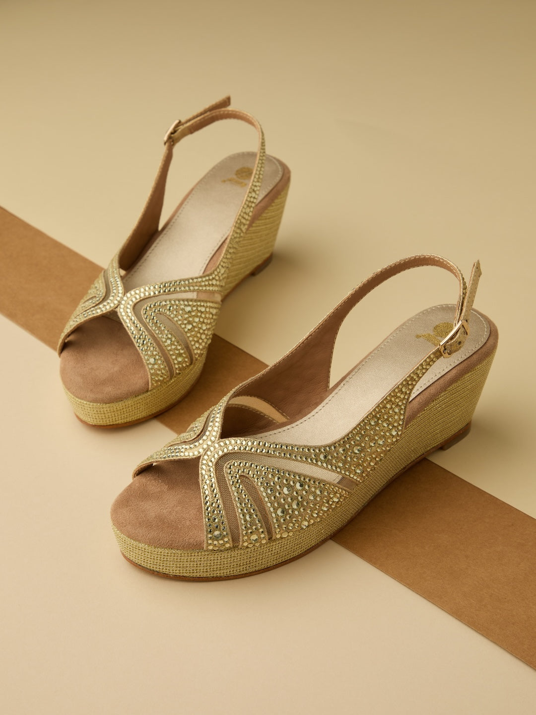 Crystal Court Sandals