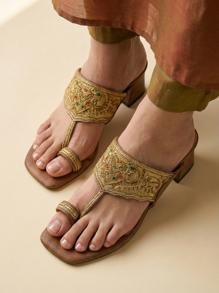 Zariyah Kolhapuri Heels